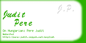 judit pere business card